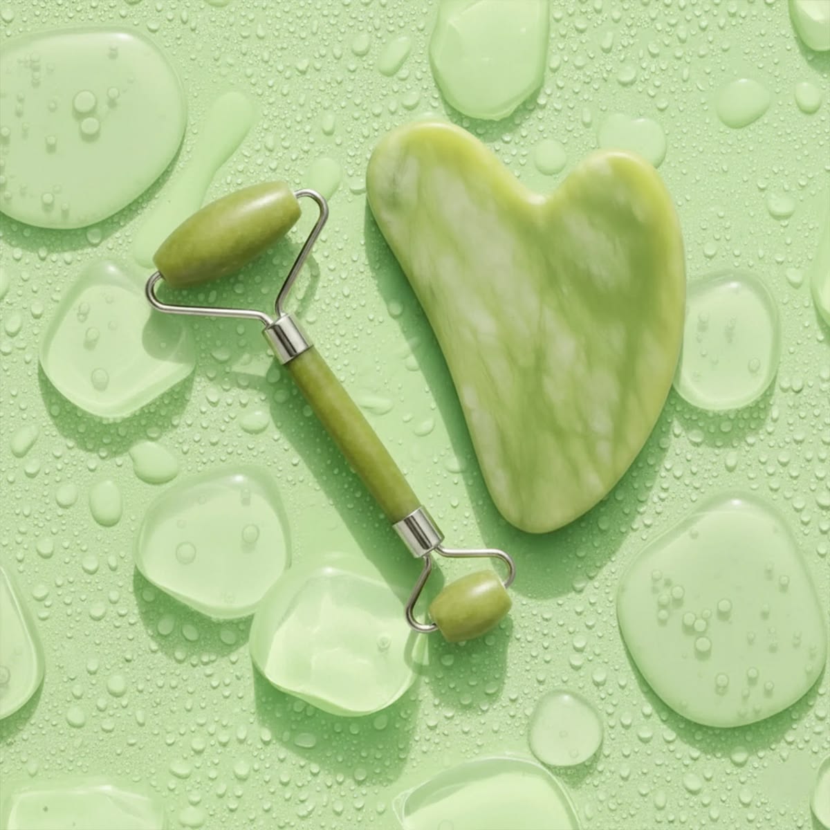 Jade Roller & Gua Sha Duo Set